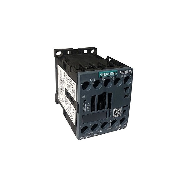 Contator de Potência AC-3 22A 24VDC 3RT2018-1BB41 Siemens
