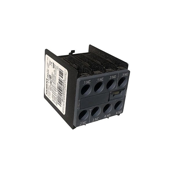 Bloco de Contatos Auxiliares Frontal 2NA+2NF 3RH2911-1HA22