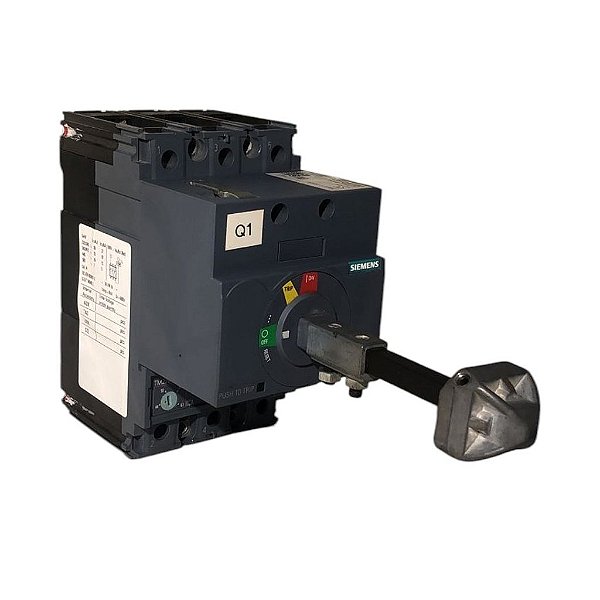 Disjuntor PARA MOTOR Tripolar 500V 36kA 3VM1163-3EE32-0AA0
