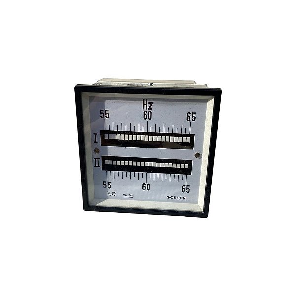 Medidor de Frequência 55-65 Hz 100- 120V Gossen