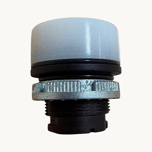KIT 2 Botao Luz Piloto Branca Giovenzana - Pl008005
