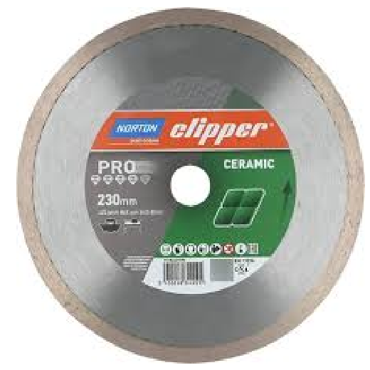 Disco de Corte Diamantado Clipper Pro Ceramic 230x25,4mm
