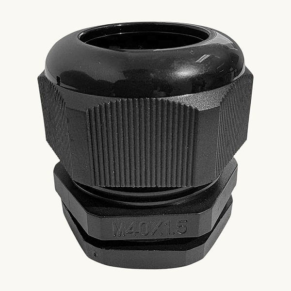 M40x1.5 Preto Prensa Cabo Com Anel De Vedação C/ 20 Pçs