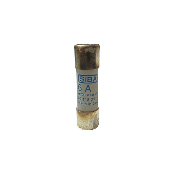3 Fusível cilíndrico ultrarrápido 700V 6A 14x51 aR 5011806-6