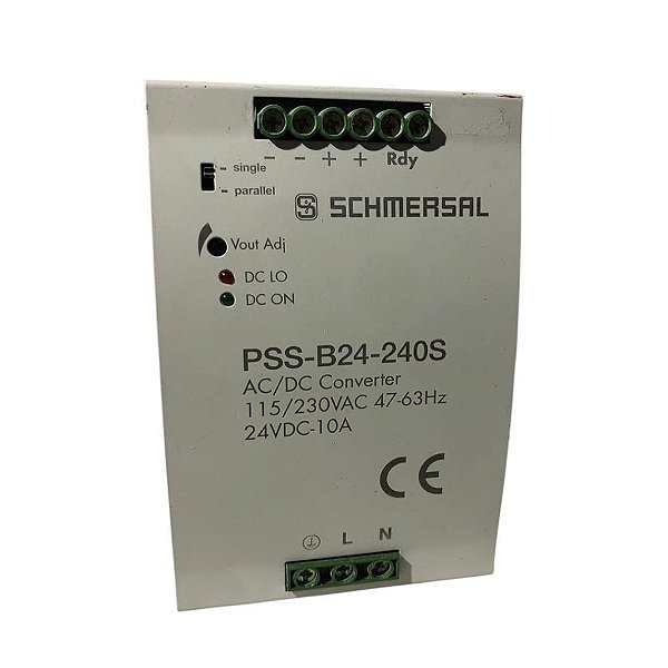 Fonte de Alimentação PSS-B24-240S 10A 115/230VAC 24VDC