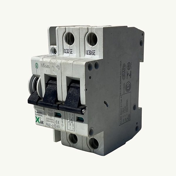 Disjuntor Termomagnético Bipolar FAZ-2C40 40A curva C