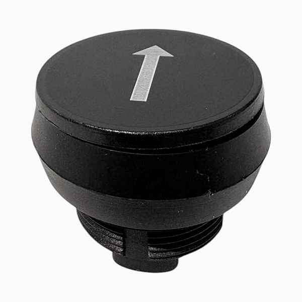 KIT 5 Botao Pulsador Seta Branca Giovenzana - PL005386