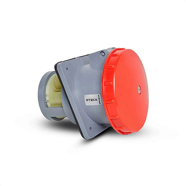 Tomada Embutir Brasikon 125A 380/440V 6H Vm Ip67 Steck S4646