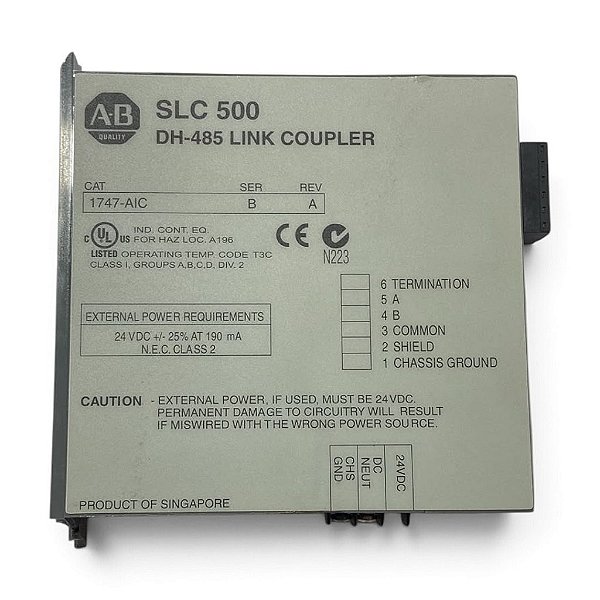 Módulo De Comunicação Slc 500 1747-aic Allen-bradley