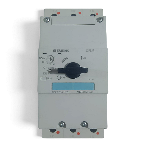 Disjuntor Motor Siemens 3rv1041-4ja10 Regulagem 45-63a