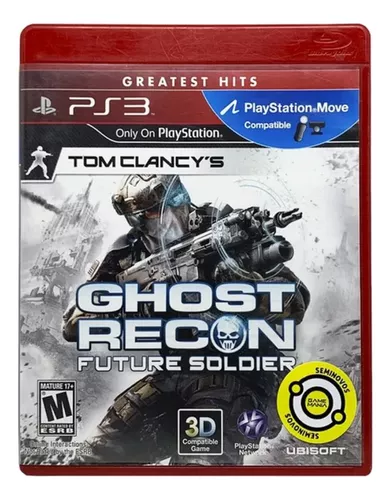 Jogo Tom Clancy´s Ghost Racon Future Soldier Para PS3 em Mídia Física