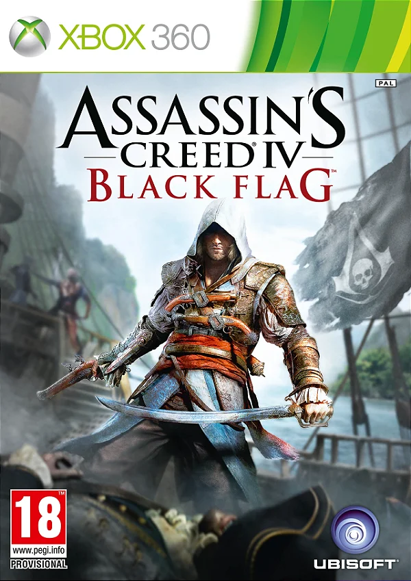 ASSASSIN’S CREED IV: BLACK FLAG MÍDIA FÍSICA | XBOX 360 DESBLOQUEADO