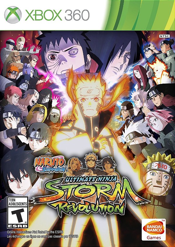 NARUTO SHIPPUDEN: ULTIMATE NINJA STORM REVOLUTION MÍDIA FÍSICA | XBOX 360 DESBLOQUEADO
