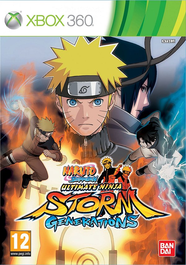 NARUTO SHIPPUDEN: ULTIMATE NINJA STORM GENERATIONS MÍDIA FÍSICA | XBOX 360 DESBLOQUEADO