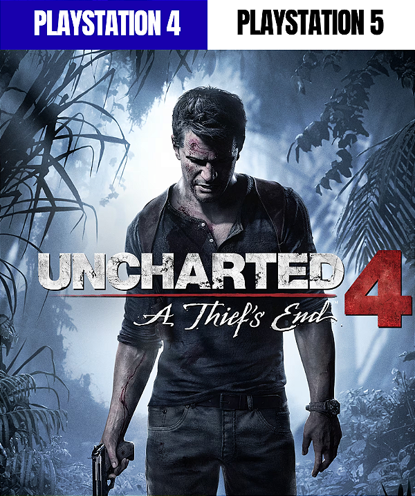 UNCHARTED 4: A THIEF’S END Para PS4 e PS5 em MÍDIA DIGITAL