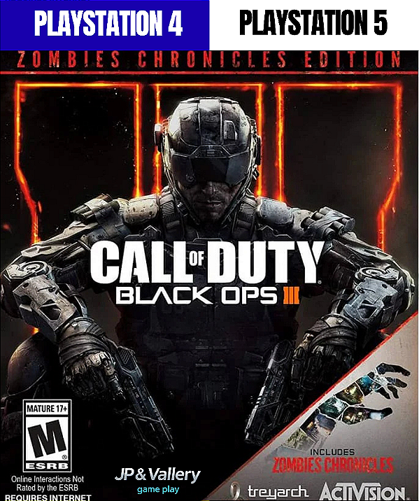 CALL OF DUTY: BLACK OPS 3 - ZOMBIES CHRONICLES Midia Digital para PS4 e PS5