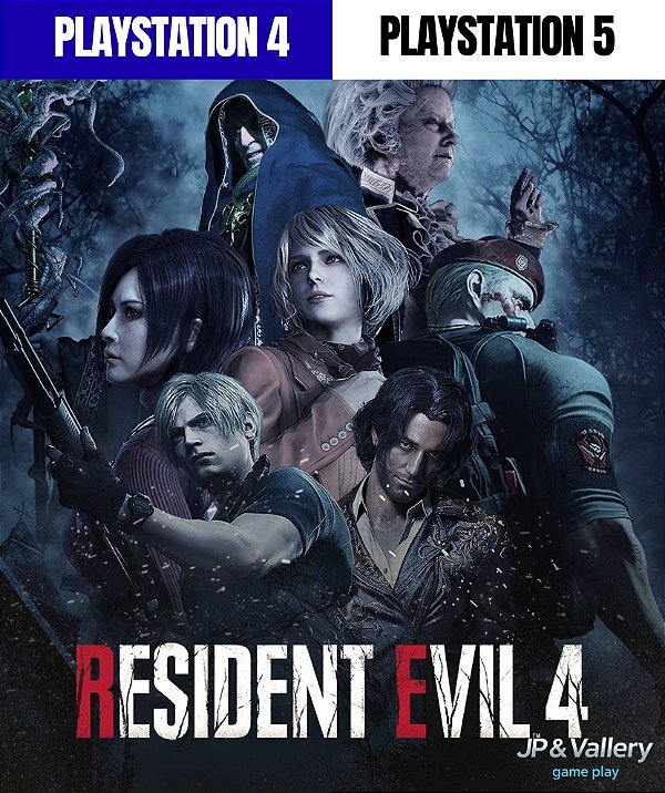 Resident Evil 4 Remake para PS4 e PS5 MÍDIA DIGITAL | CONTA SECUNDÁRIA