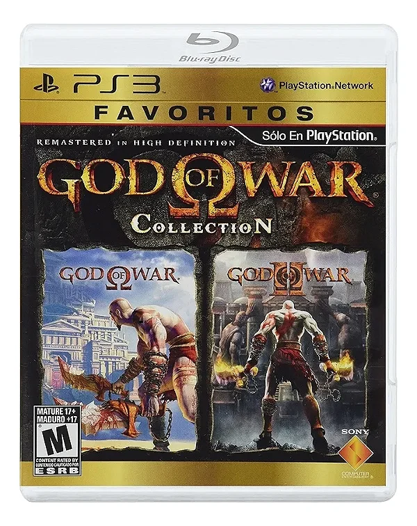 God Of War: Collection para PS3 em Mídia Física Favoritos