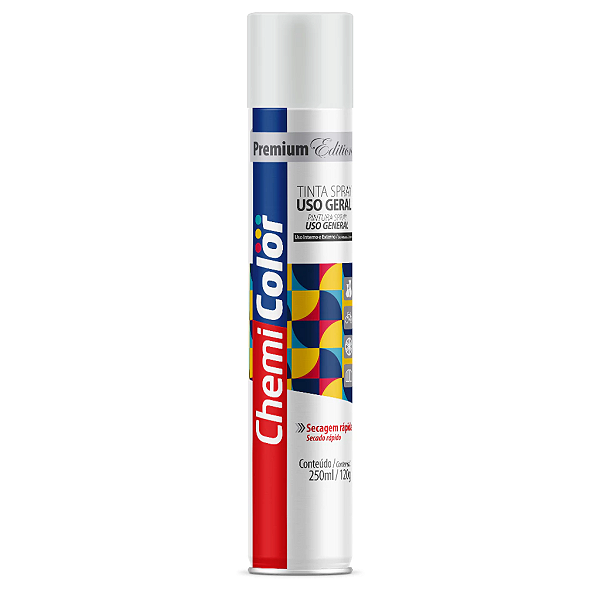 Tinta Spray Uso Geral Fundo Preparação Baston 250ml Secagem Rápida