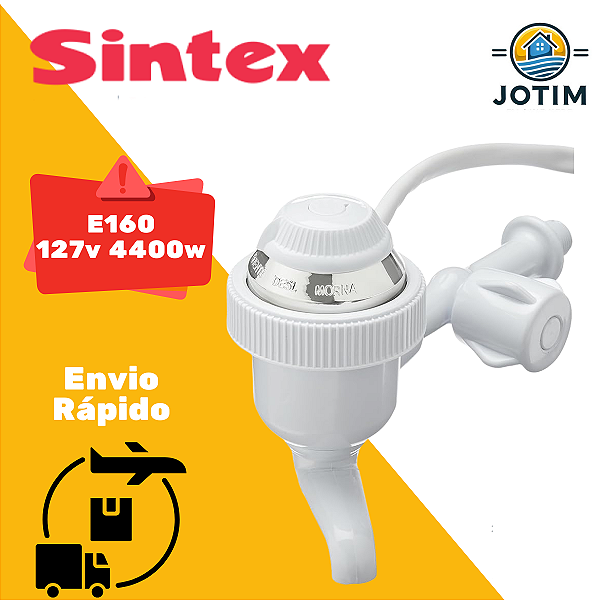Torneira Elétrica Sintex E160 127V 4400W Bica Baixa