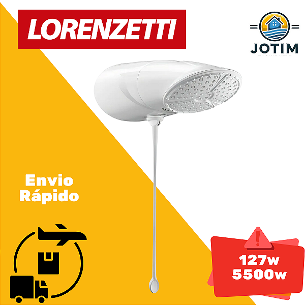 Chuveiro Ducha Lorenzetti Top Jet Multi 127V 5.500W 4 Temp