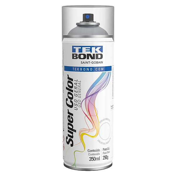 Tinta Spray Uso Geral Verniz Incolor 350ml Tekbond