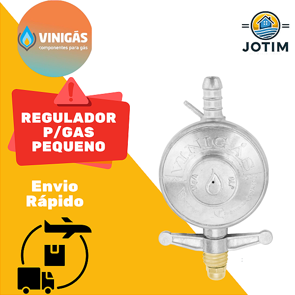Regulador para Gás Pequeno Vinigás