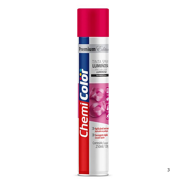 Tinta Spray Baston Magenta Luminoso 250ml