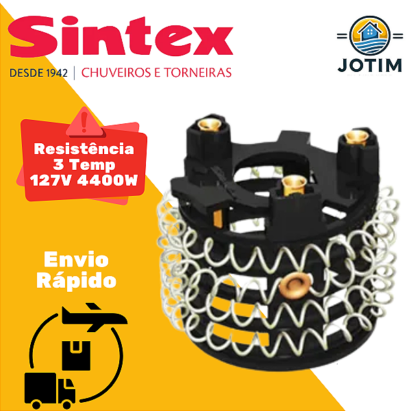 Resistência Chuveiro/torneira Sintex Elét 3t 127v 4400w R144
