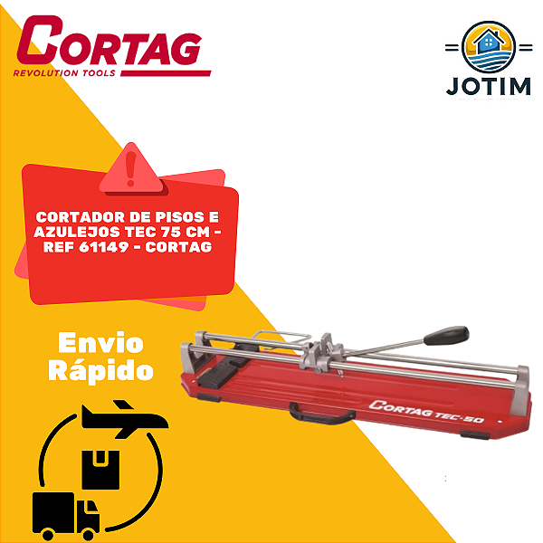 Cortador de Pisos e Azulejos Cortag Tec 75 – 75 cm
