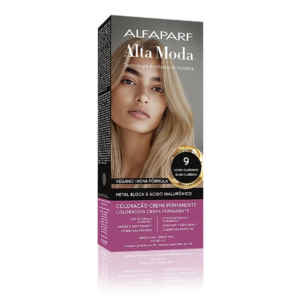 AlfaParf Alta Moda É Colore 9.0 Louro Claríssimo - Coloração Permanente