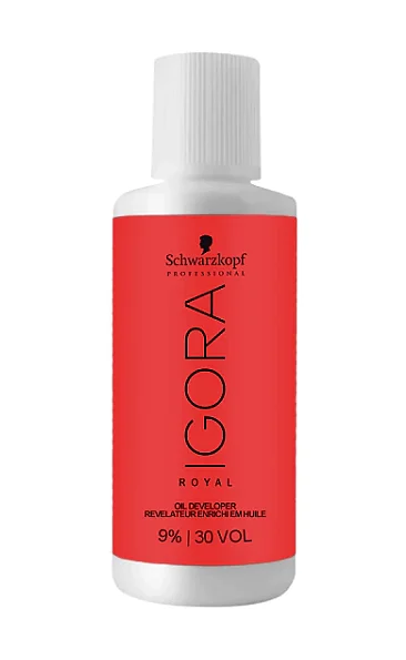 Água Oxigenada Igora Royal 9% 30 volumes Oil Developer 60ml | Schwarzkopf