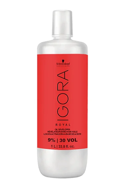 Água Oxigenada Igora Royal 9% 30 volumes Oil Developer 1 Litro | Schwarzkopf