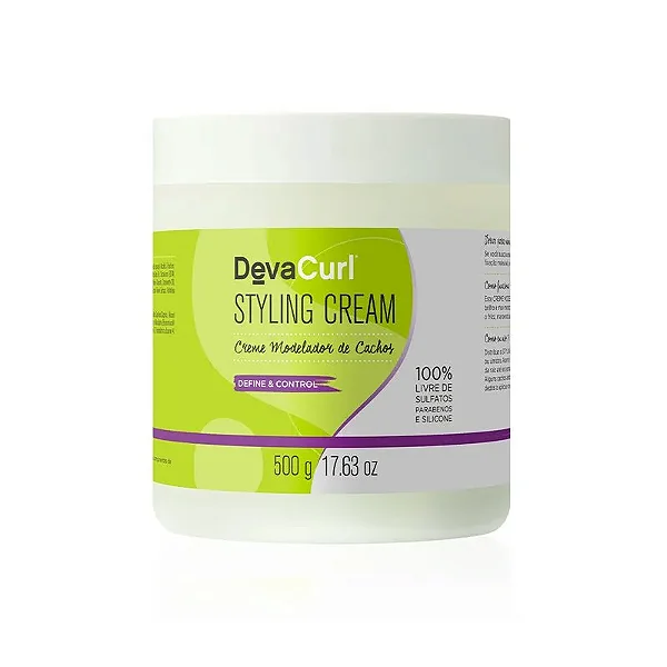Deva Curl Styling Cream - Creme Modelador de Cachos 500g