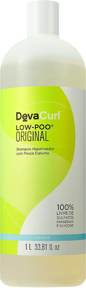 Deva Curl Low Poo Original Shampoo Com Pouca Espuma 1L