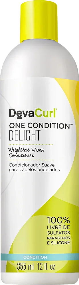 Deva Curl One Condition Delight Condicionador para Cabelos Ondulados 355mL