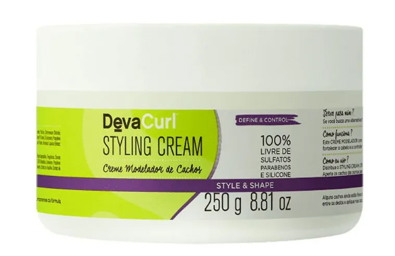 Deva Curl Styling Cream Creme Modelador de Cachos 250g