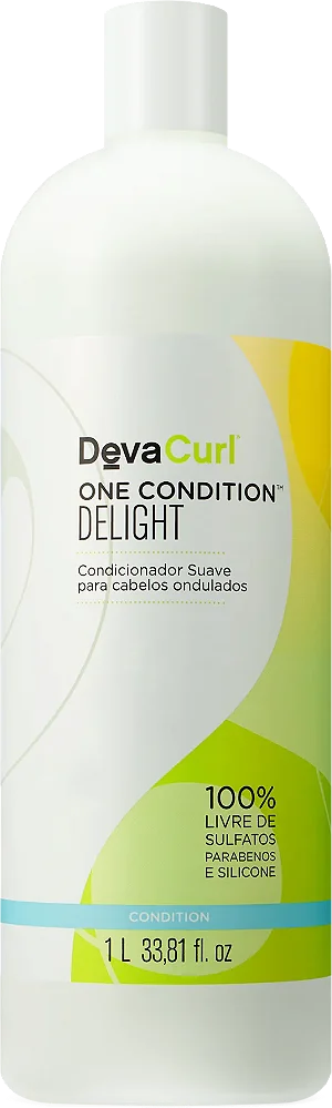 Deva Curl One Condition Delight Condicionador para Cabelos Ondulados 1L