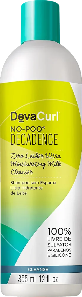 Deva Curl No-Poo Decadence Shampoo Sem Espuma Ultra-Hidratante 355mL