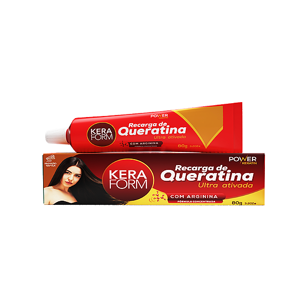 Recarga Ultra Ativada Keraform Power Queratina Skafe 80g