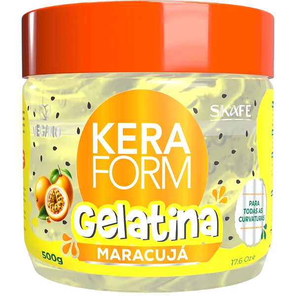 Gelatina Keraform Maracujá Skafe 500g