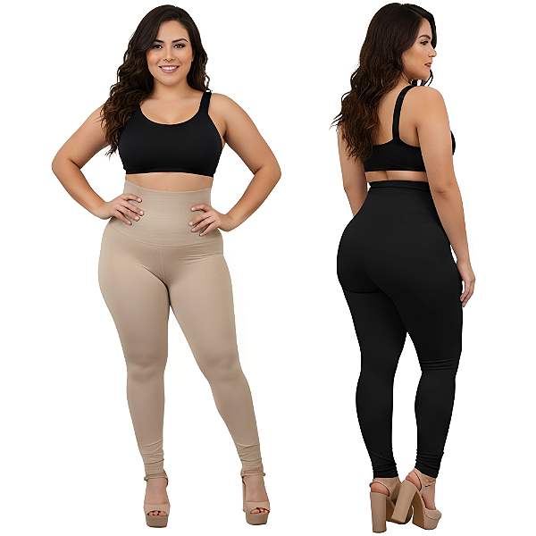 Legging Levanta Gluteos Alta Compressão Anti-Celulite