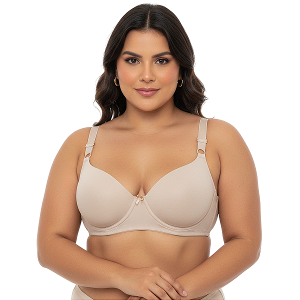 Sutiã Reforçado Com Bojo Alças Reguláveis