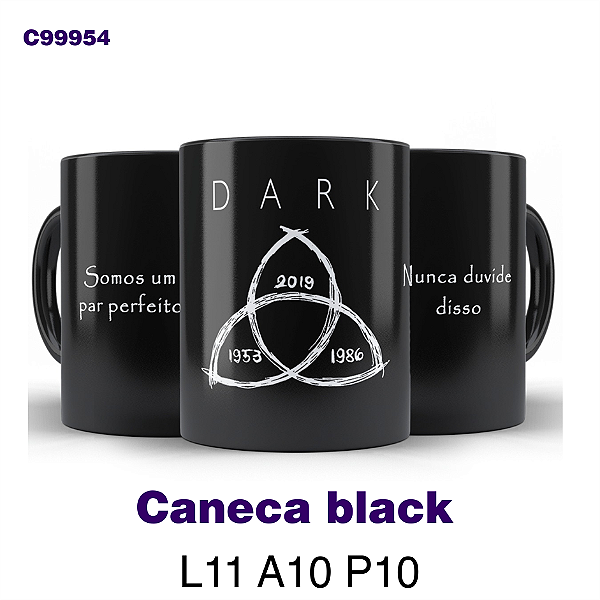 Caneca BLACK personalizada