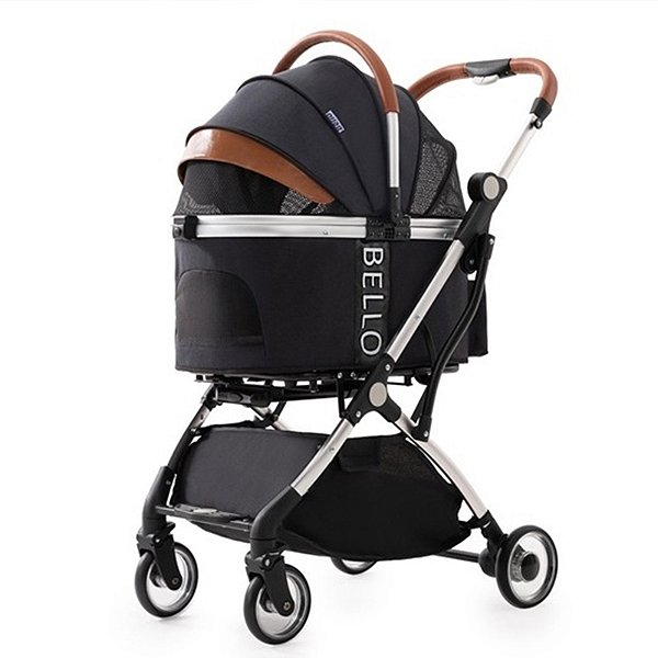 Carrinho de Passeio Pet Cães Gatos Carro Luxo