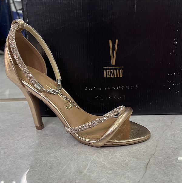 Sandália Vizzano Ouro Rosado