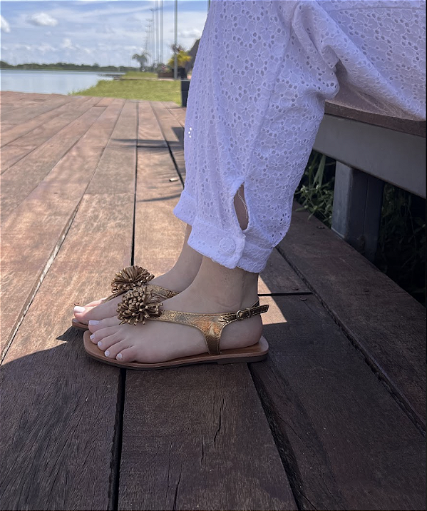 Sandália SZ Bronze Boho