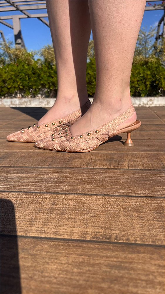 Slingback SZ Linha Rosê