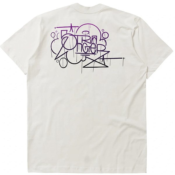 Camiseta Stranger Oversized Creative Tag (Off-White)