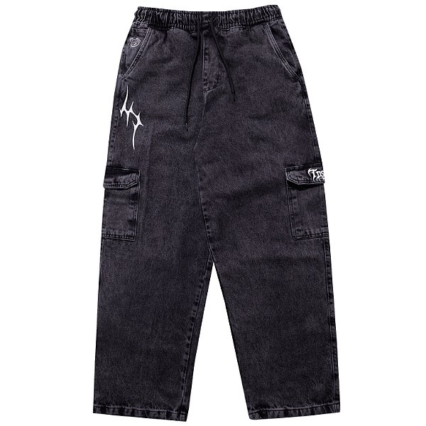 Calça Baggy Trip Side Black